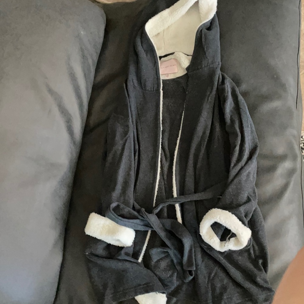 grey small victoria secret robe